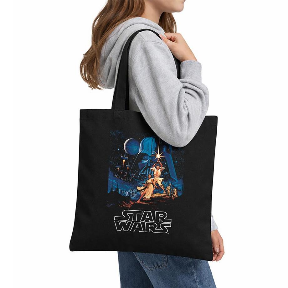 STAR WARS Tote Bag motif Poster Rétro  