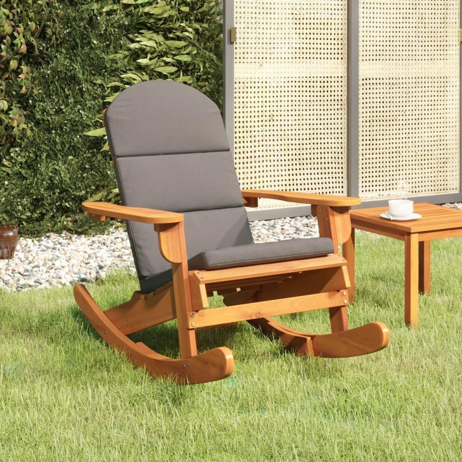 VidaXL Chaise berçante bois d'acacia  