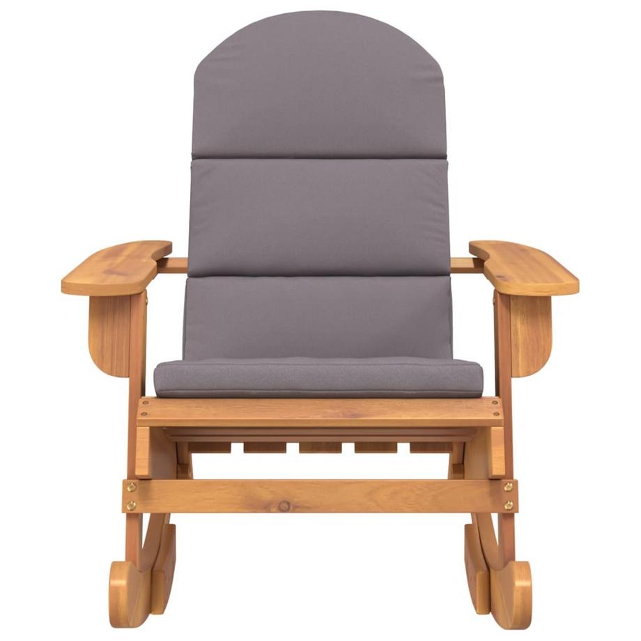 VidaXL Chaise berçante bois d'acacia  