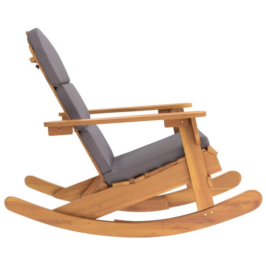 VidaXL Chaise berçante bois d'acacia  