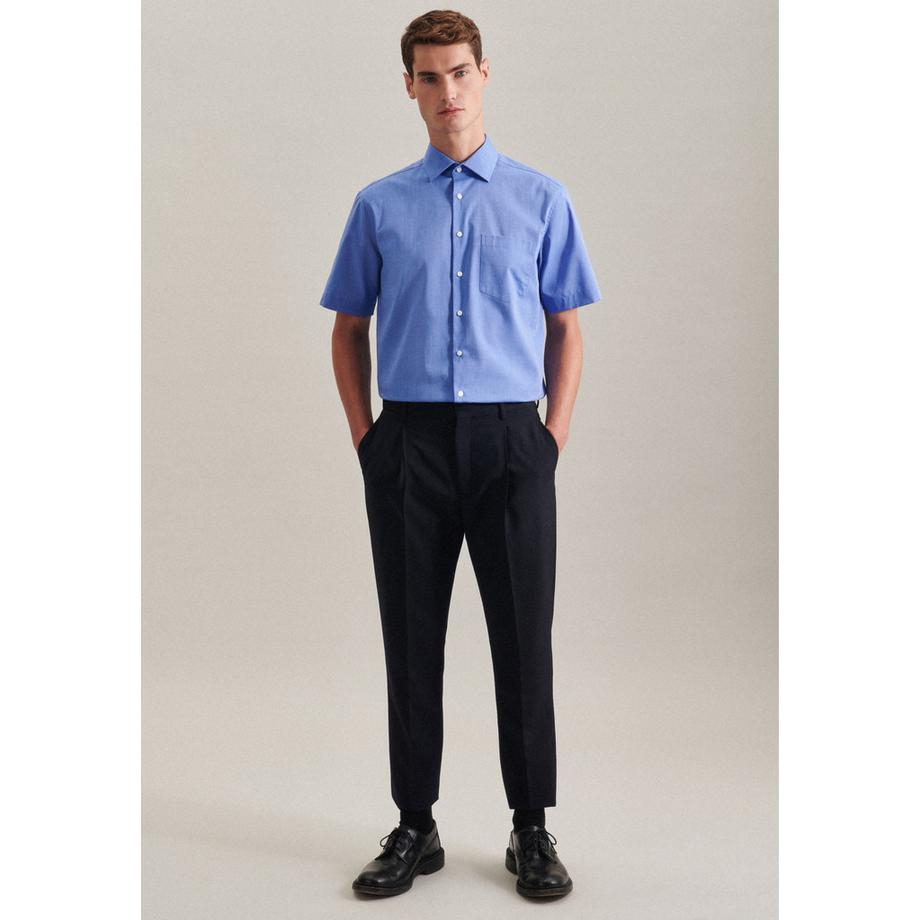 Seidensticker Business Hemd Regular Fit Kurzarm Uni  