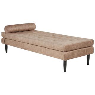 Beliani Chaiselongue aus Samtstoff Modern USSEL  