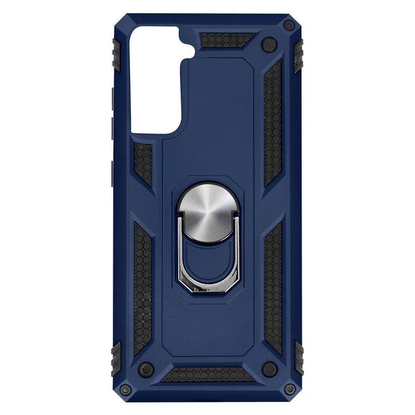 Avizar  Coque Samsung S21 Plus Bague Bleu nuit 