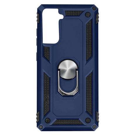 Avizar  Coque Samsung S21 Plus Bague Bleu nuit 