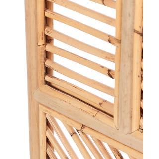 Beliani Divisorio per ambienti a 3 pannelli en Rattan Boho LAMEZIA  