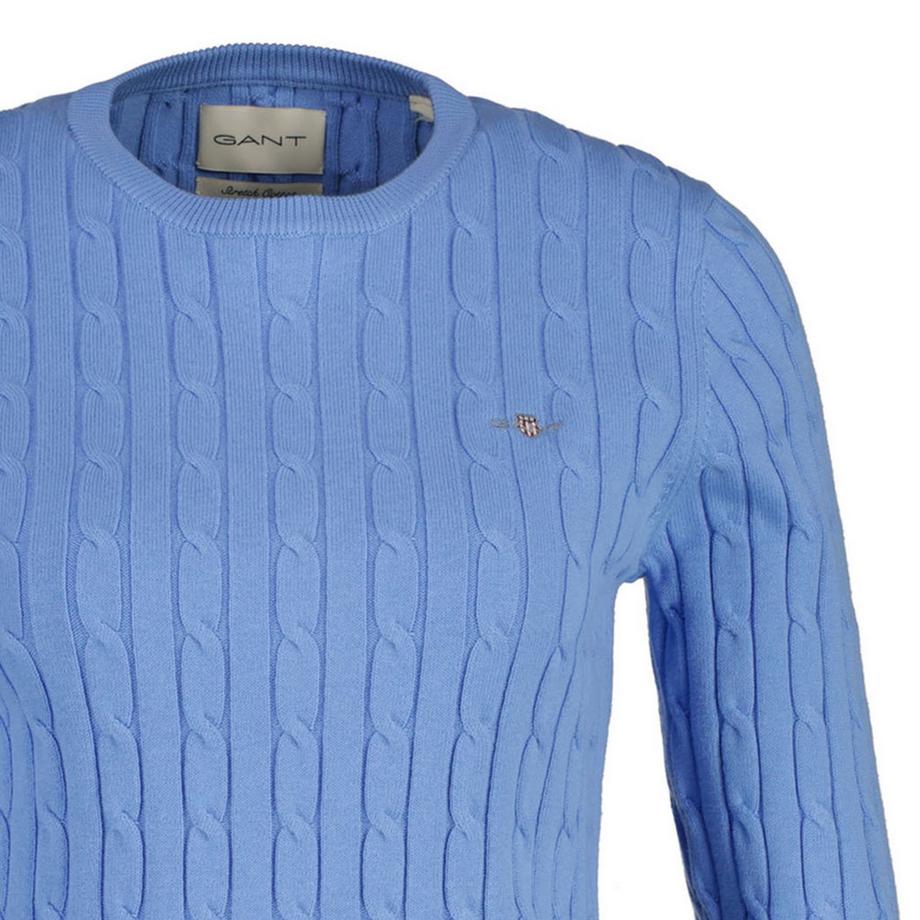 GANT Pull en tricot torsadé Coupe ajustée  
