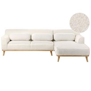 Beliani Ecksofa aus Bouclé Modern SIMOS  