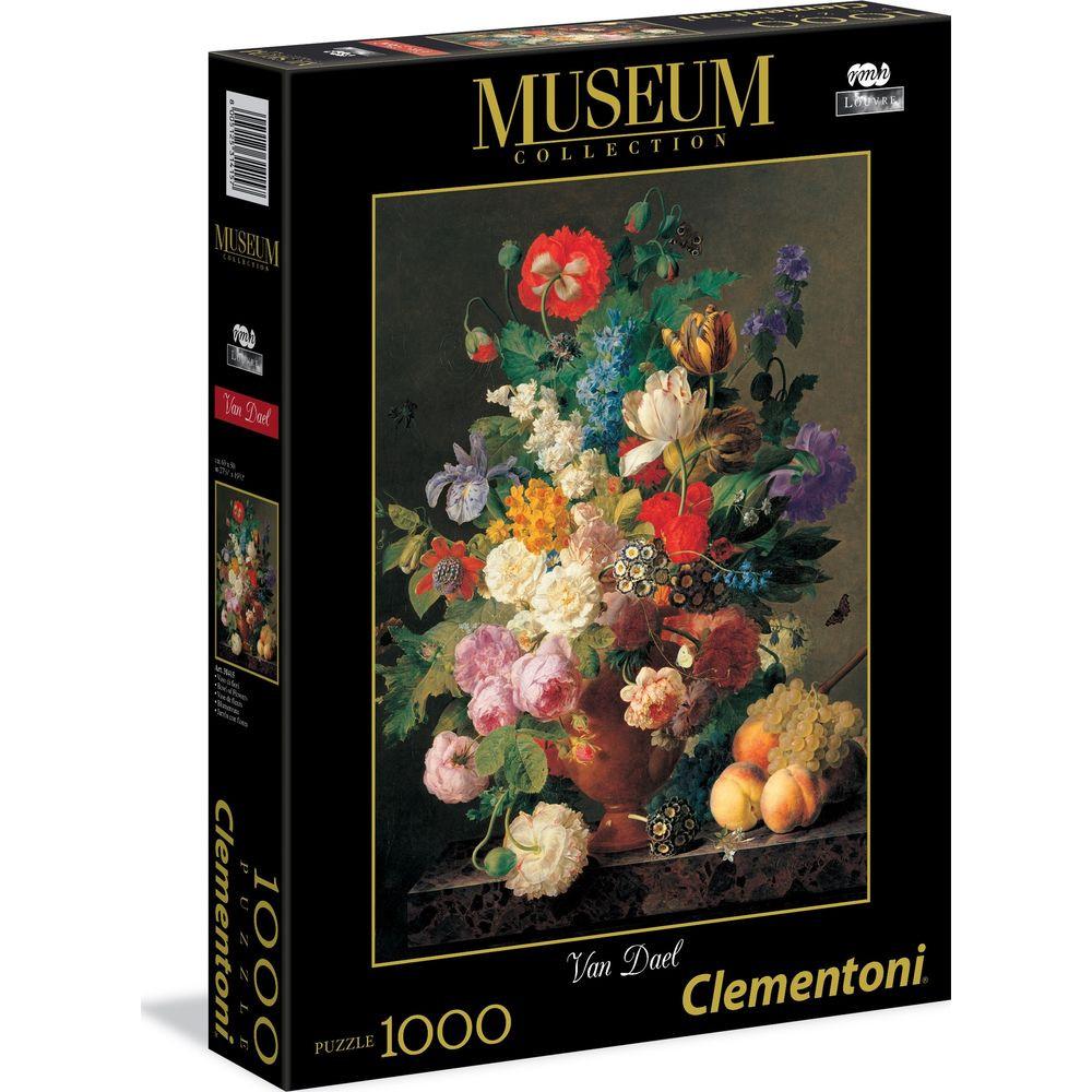 Clementoni  Puzzle Van Dael - Blumenvase (1000Teile) 