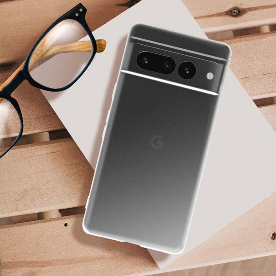 Avizar  Coque Google Pixel 7 Pro Souple Blanc 