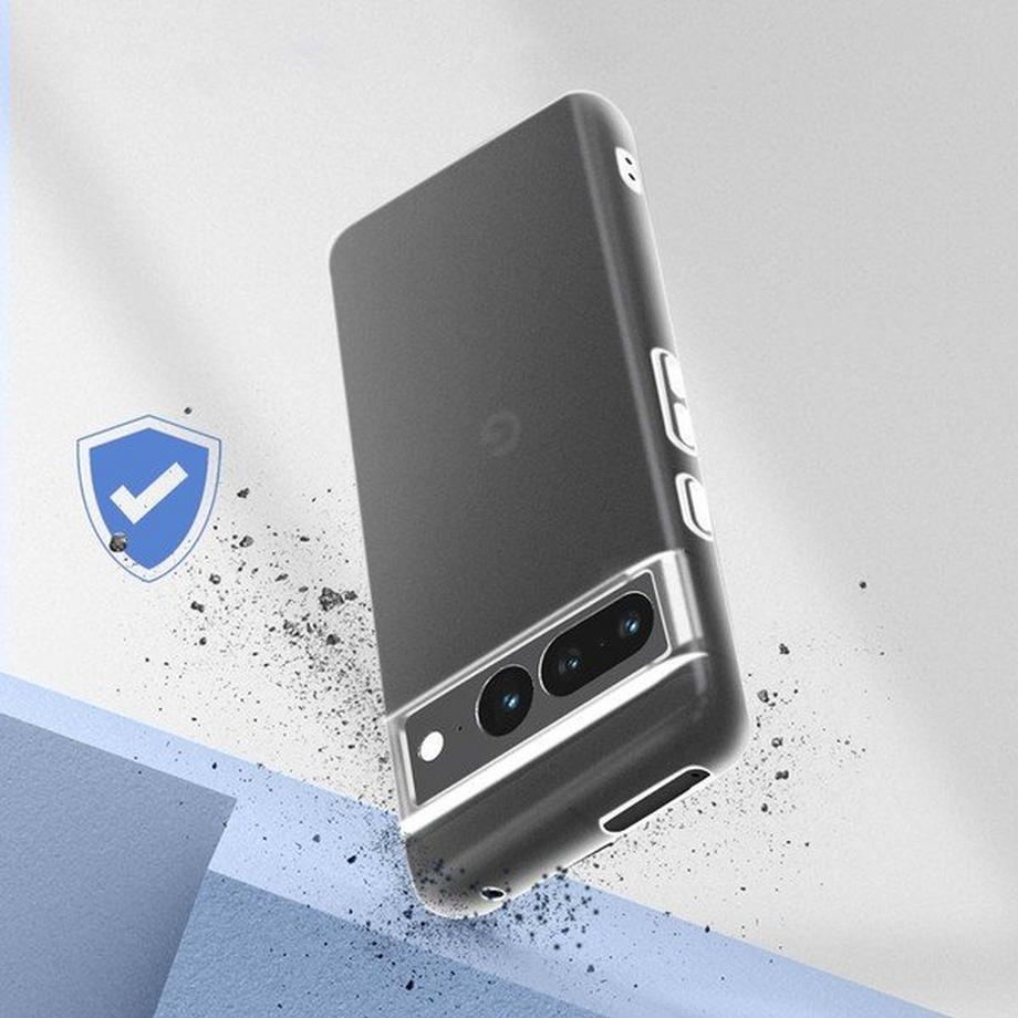 Avizar  Coque Google Pixel 7 Pro Souple Blanc 