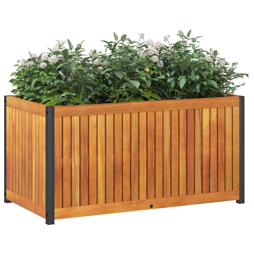 VidaXL Jardinière bois d'acacia  