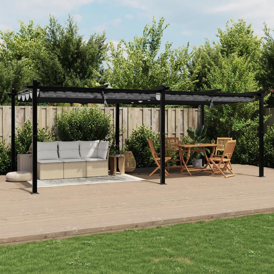 VidaXL Gartenpavillon aluminium  