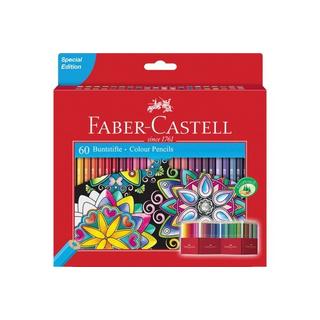 Faber-Castell FABER-CASTELL Farbstifte Castle 111260 60er Set  