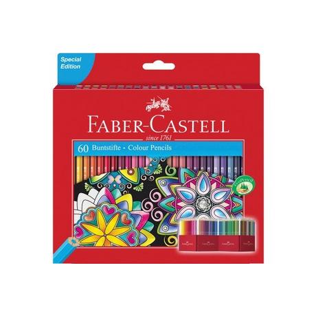 Faber-Castell FABER-CASTELL Farbstifte Castle 111260 60er Set  
