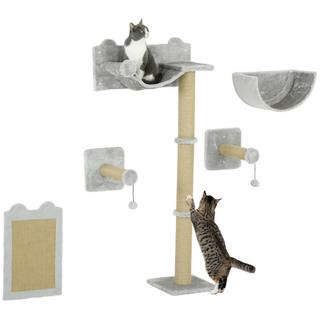 PawHut  Katzen Kletterwand 