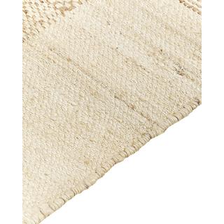 Beliani Tapis en Jute Boho HAMZALAR  