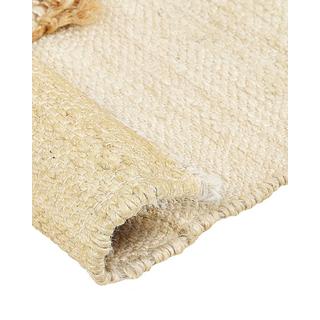 Beliani Tapis en Jute Boho HAMZALAR  