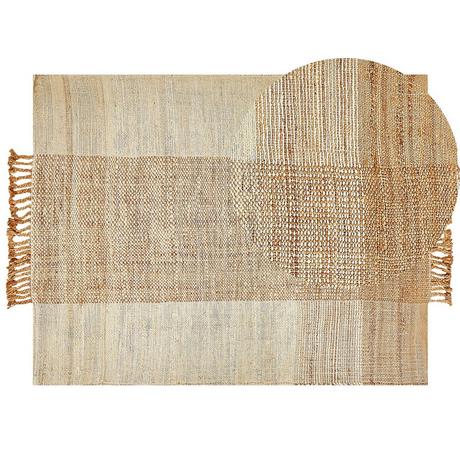 Beliani Tapis en Jute Boho HAMZALAR  