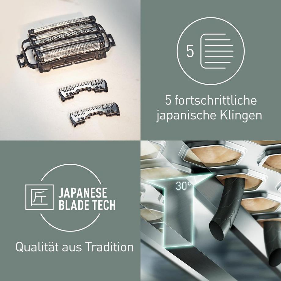 Panasonic Scherfolie und Klingenblock  