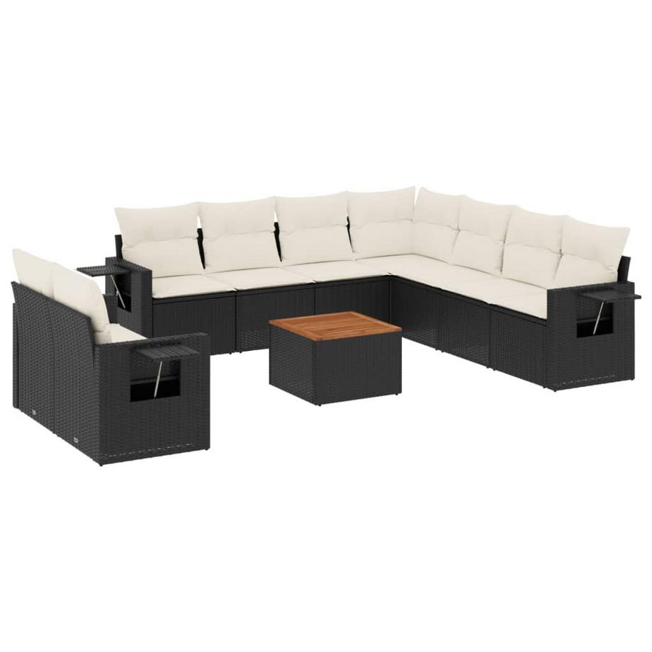 set divano da giardino Polirattan
