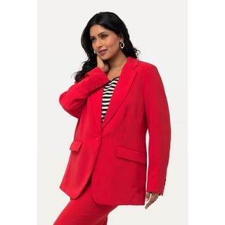 Ulla Popken  Blazer, Reverskragen, Klappentaschen, Knopfverschluss 