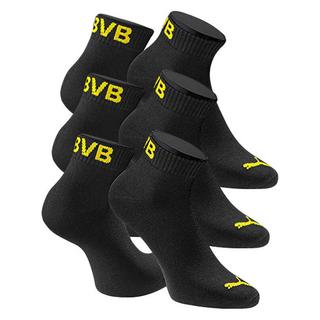 PUMA BVB Quarter Socken 3er-Pack  