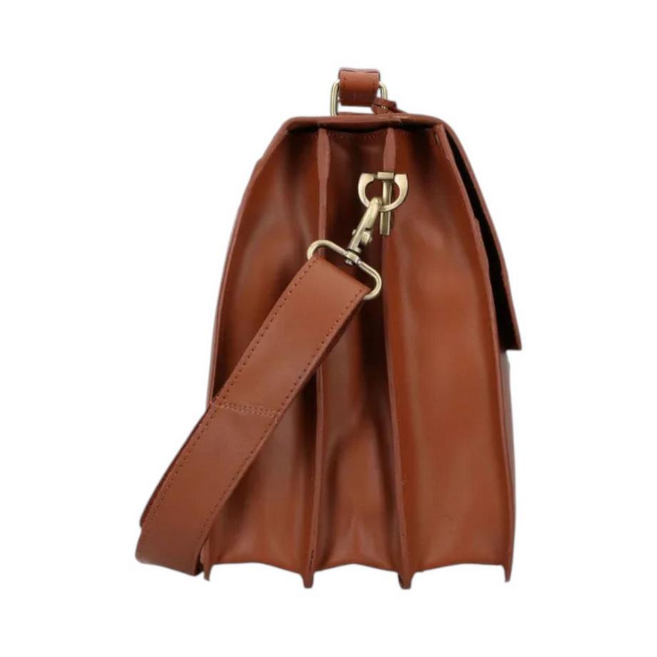 BURKELY Porte-documents Vintage Dean 3 Compartiments Cognac  