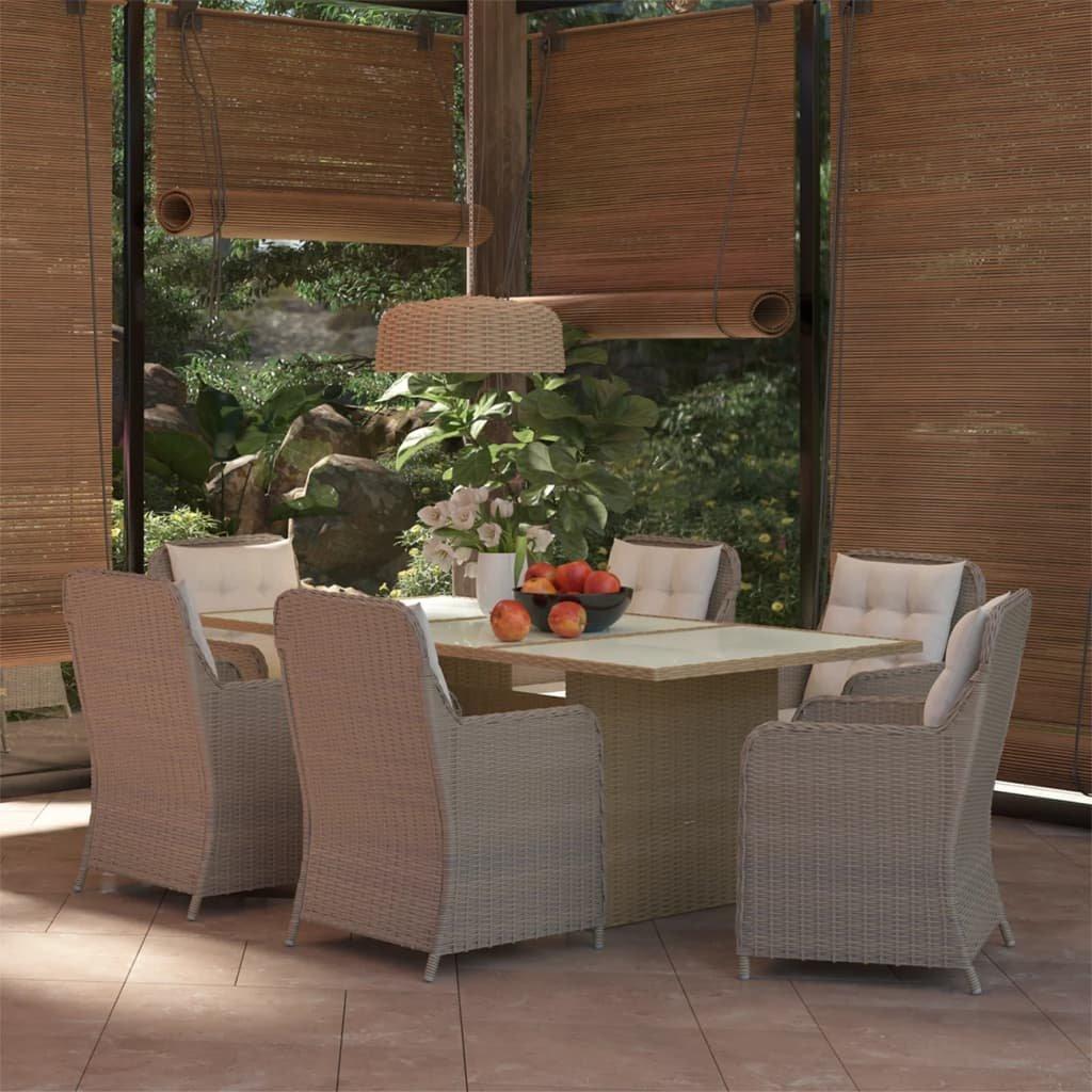 VidaXL Garten essgruppe poly-rattan  