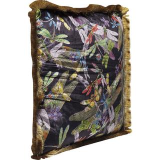 KARE Design Kissen Tropical Garden Fringe 45x45cm  