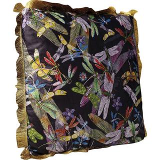 KARE Design Kissen Tropical Garden Fringe 45x45cm  