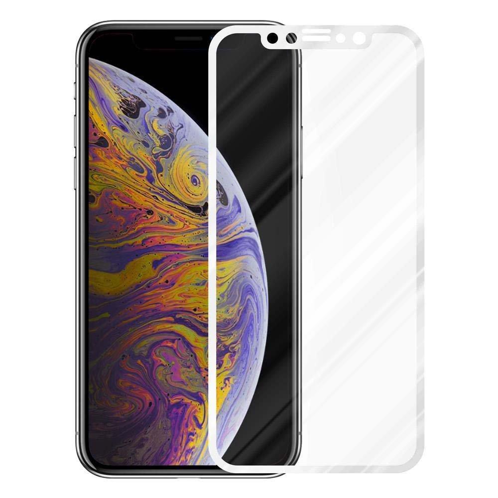 Cadorabo  Plein écran Film de protection compatible avec Apple iPhone XS MAX - Verre de protection d'écran durci (Tempered) d'une dureté de 9H avec 3D Touch 