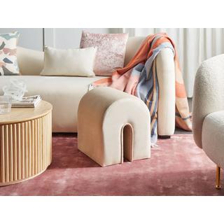 Beliani Pouf en Velluto Moderno MODOC  