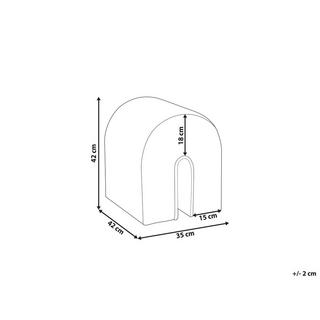 Beliani Pouf en Velluto Moderno MODOC  