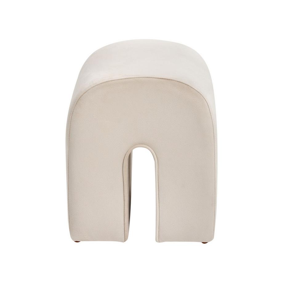 Beliani Pouf en Velours Rétro MODOC  