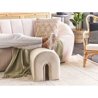 Beliani Pouf en Velluto Moderno MODOC  