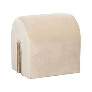 Beliani Pouf aus Samtstoff Modern MODOC  