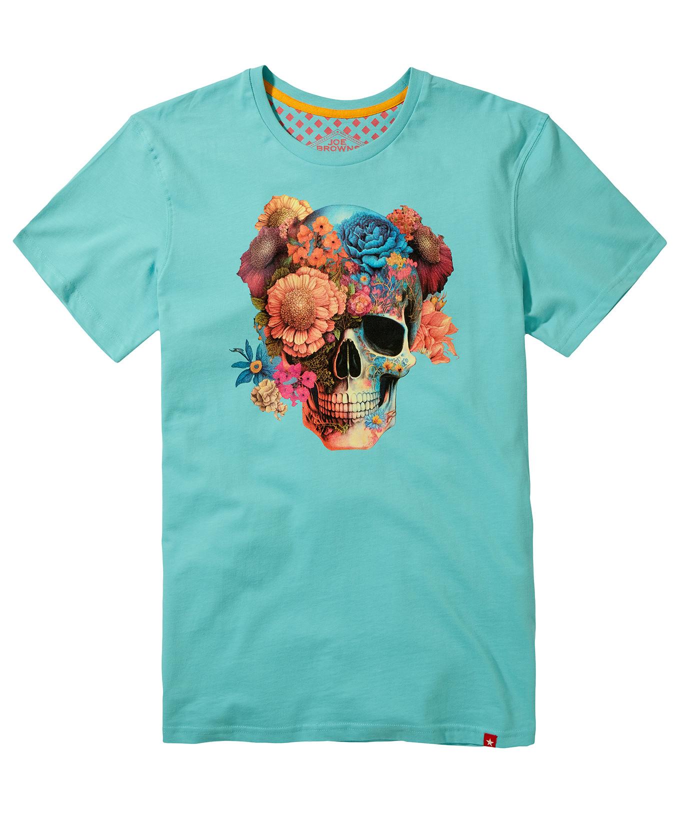 Joe Browns  T-Shirt Graphique Crâne et Fleurs 