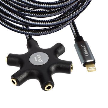 Câble Lightning vers 5x Jack 3.5mm LinQ