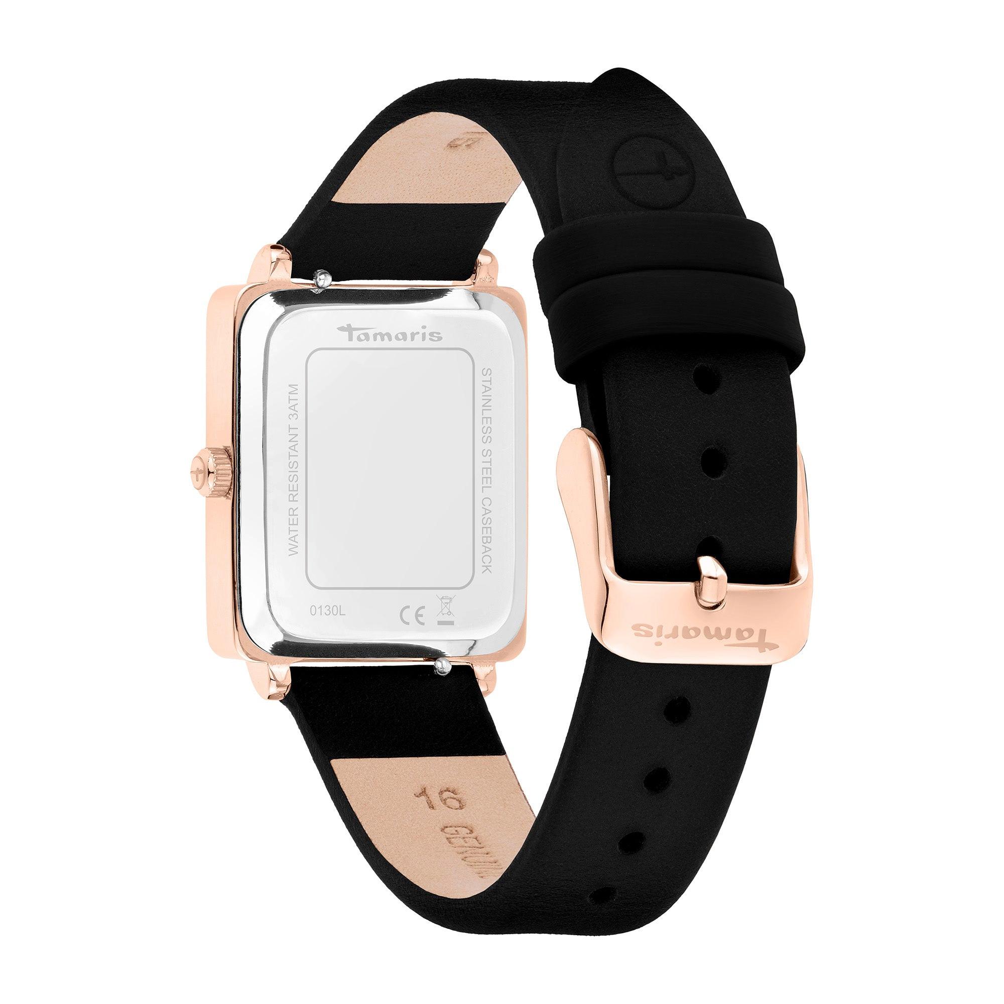 Tamaris  Edgy Leather Armbanduhr 