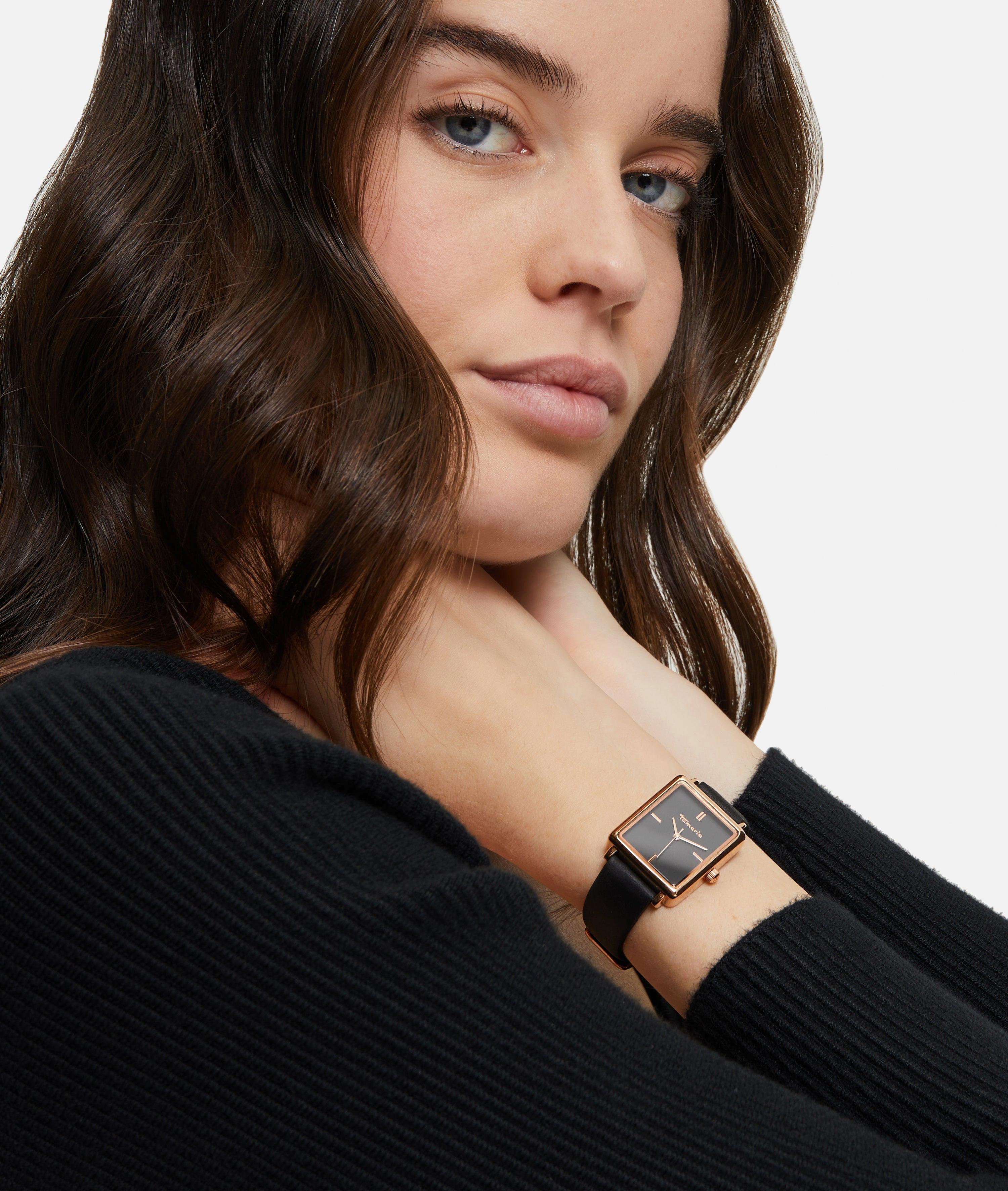 Tamaris  Edgy Leather Armbanduhr 