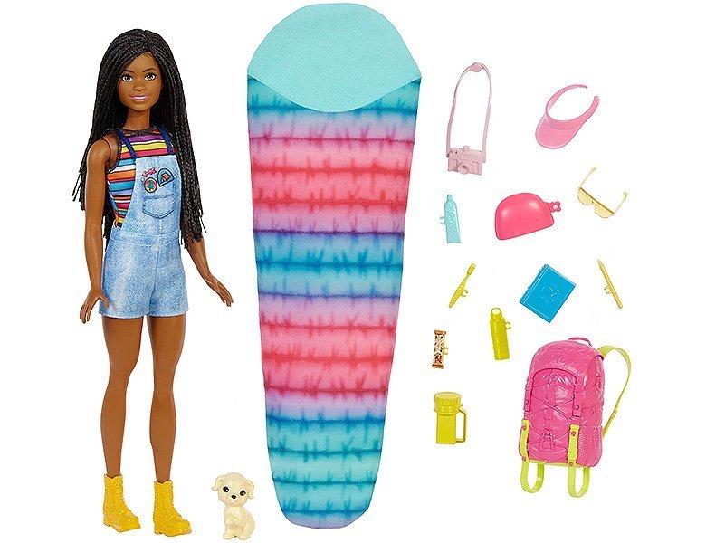 Barbie  Familie & Freunde Camping Spielset mit Brooklyn Puppe 