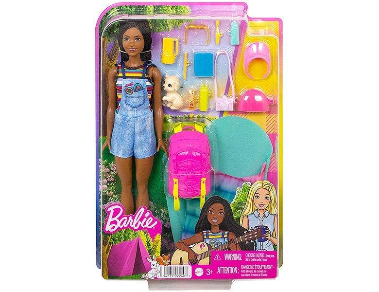 Barbie  Familie & Freunde Camping Spielset mit Brooklyn Puppe 