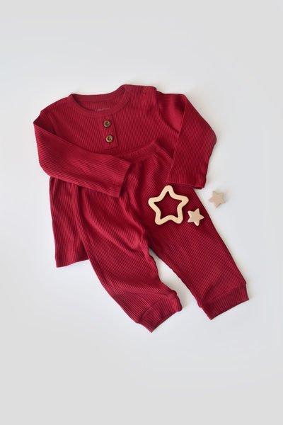 BabyCosy Organic  Set Pantalon et T-shirt à manches longues 