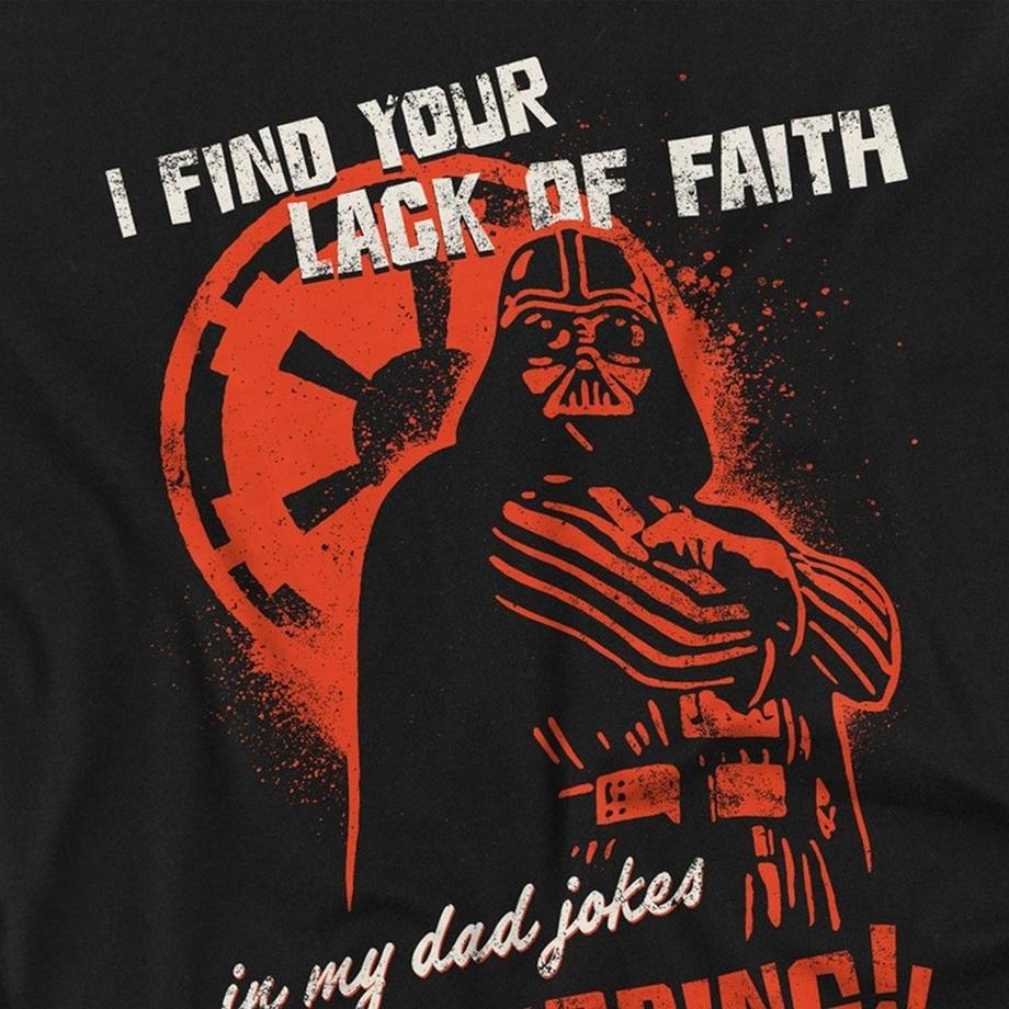 STAR WARS Maglietta Dad Jokes Disturbing  