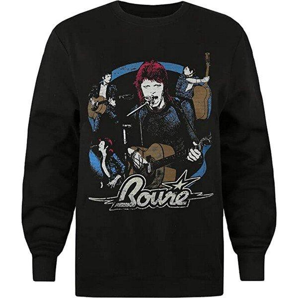 Image of David Bowie Folk Sweatshirt - XL