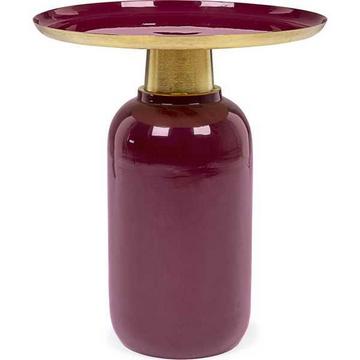 Table d'appoint Nalima bordeaux ronde 41