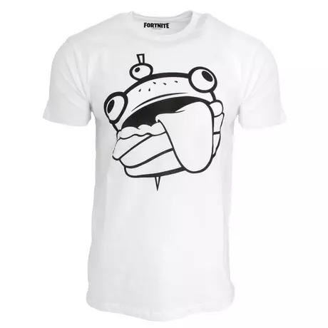 FORTNITE  Tshirt motif imprimé ' Burger Head' mixte Blanc