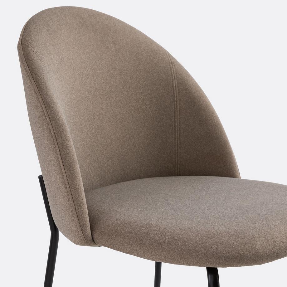 La Redoute Intérieurs Satz von 2 Stühlen aus Samt  