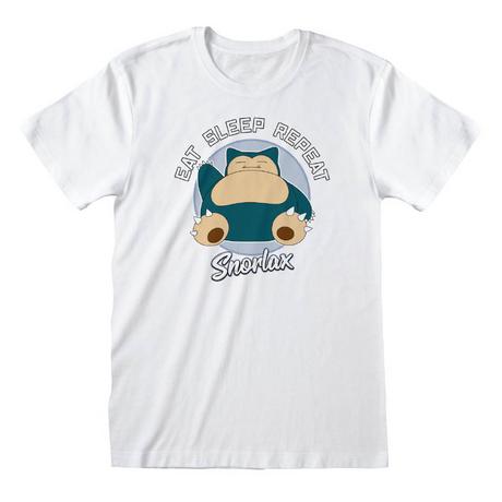 Heroes Pokemon Snorlax Eat Sleep Repeat T-Shirt  
