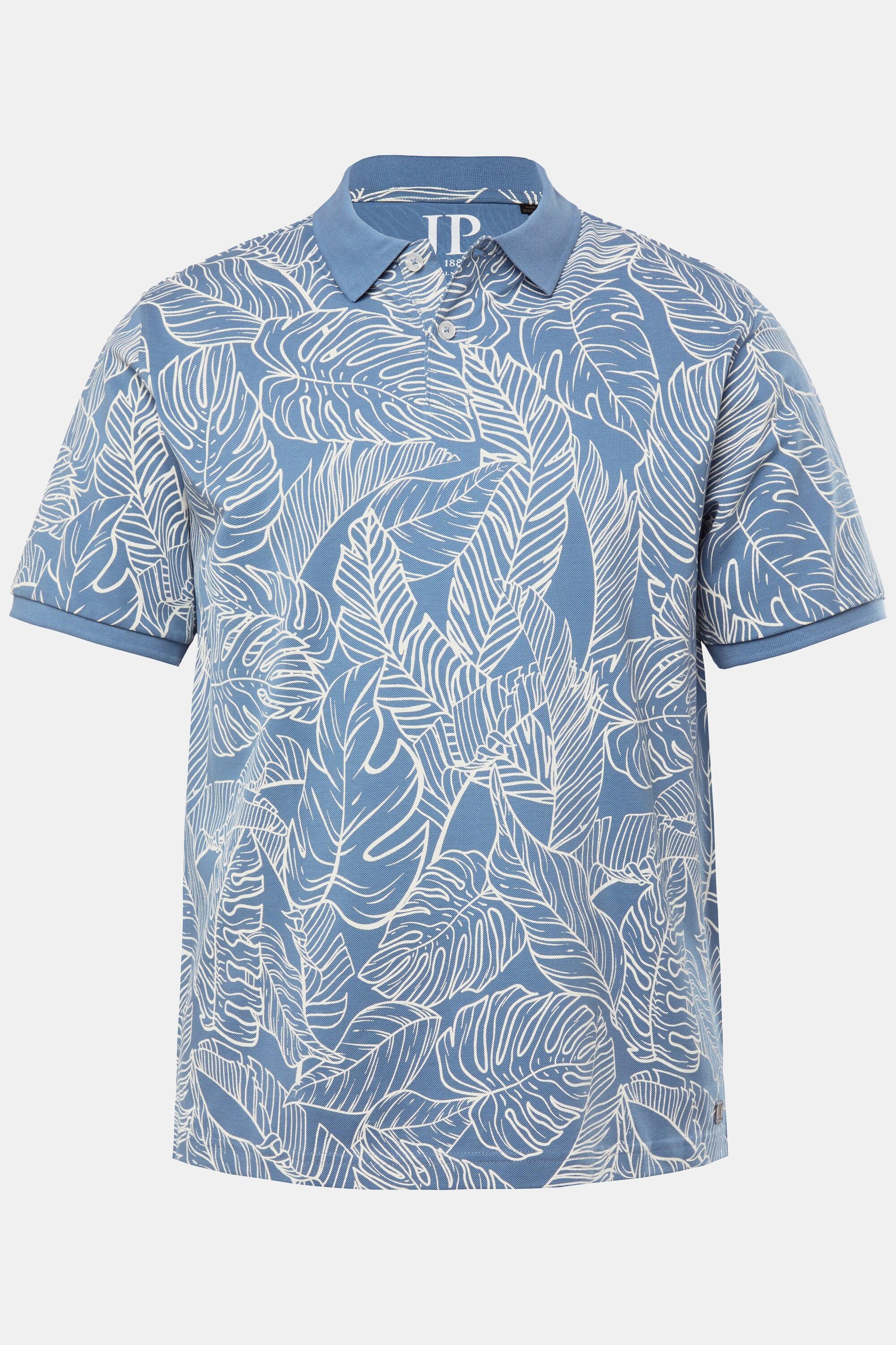 JP1880 Piqué Halbarm Poloshirt Allover Print  
